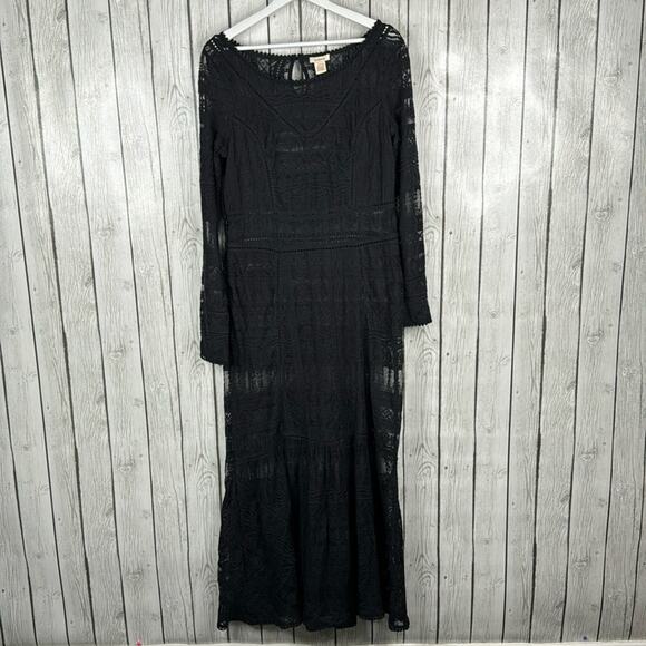 Sundance Embroidered Maxi Dress 8 - Picture 1 of 9